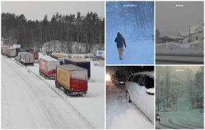 Valul de aer polar îngheaţă Europa şi se îndreaptă spre România. - 44 de grade în Norvegia, - 51,7 grade în Suedia