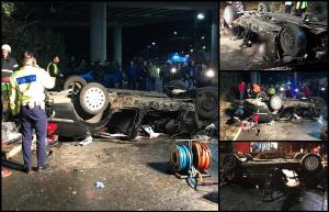 Tragedie cumplită la Arad! Doi tineri au murit, iar altul e în stare gravă după ce BMW-ul în care se aflau a plonjat de pe un pod