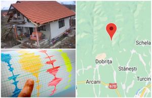 Trei cutremure, cu magnitudine tot mai mare, s-au produs în mai puțin de o oră în Gorj. Pământul s-a mişcat azi şi în Vrancea