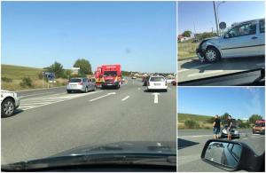 Două handbaliste din Brazilia, rănite într-un accident pe DN 1, în Şelimbăr. Maşina în care se aflau a fost lovită în plin de o şoferiţă olandeză!