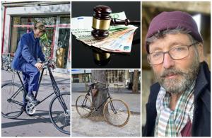 Pensionat medical din cauza unui stâlp montat de "Dorel" pe pista de biciclişti, un bărbat va primi 54.000 de euro de la primăria oraşului Paris