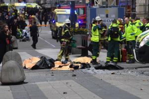 ROMÂNCĂ RĂNITĂ în atacul de la Stockholm. Femeia a suferit o fractură la picior