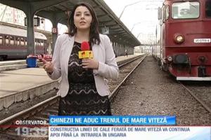 Chinezii vor să aducă trenurile de mare viteză în România!