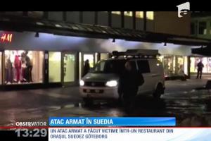 Focuri de armă și morți într-un restaurant din Suedia