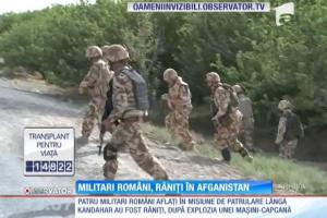 Militari români răniți în Afganistan