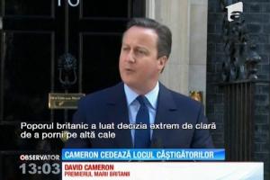 BREAKING NEWS: David Cameron DEMISIONEAZĂ!
