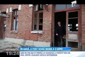 România anului 2016: o gară din judeţul Botoşani ar putea fi decorul perfect pentru un film de groază