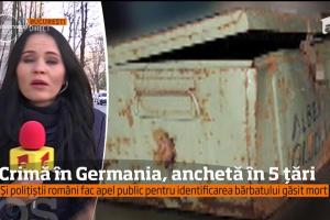 CRIMĂ misterioasă în Germania: Cadavrul găsit îndesat într-o cutie metalică pe fundul râului Elba ar putea fi al unui român. Poliţia Română, alertată