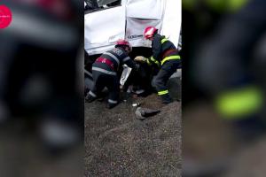 ACCIDENT GRAV pe A2, aproape de Constanţa. Doi morţi şi doi răniţi, circulaţia este BLOCATĂ pe sensul Feteşti - Cernavodă (FOTO + VIDEO)