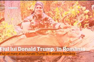 Fiul cel mare al Preşedintelui SUA e în România, la vânătoare. Primele mesaje ale lui Donald Trump Jr. după sosire