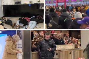 Vremea rea a paralizat Anglia: românii blocaţi în aeroporturi spun că au fost ţinuţi "captivi", fără mâncare, apă sau fără a avea voie să meargă la toaletă