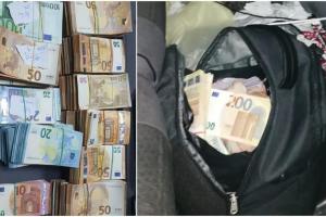 Ucrainean prins cu un munte de bani în vama Halmeu. Avea într-o geantă peste 300.000 de euro și voia să ajungă în Italia