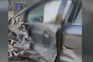 Accident grav pe o şosea din Maramureş: o şoferiţă a intrat pe contrasens şi a fost lovită în plin. Bucăţi din cele două maşini, împrăştiate pe zeci de metri
