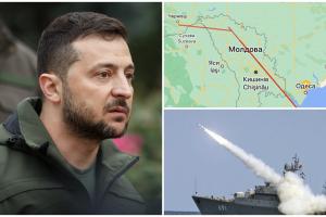 Volodomir Zelenski şi armata Ucrainei insistă că două rachete rusești au zburat deasupra României: "Sunt o provocare pentru NATO şi securitatea colectivă"