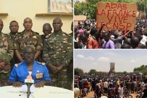 Lovitură de stat în Niger. Macron avertizează cu "un răspuns ferm și imediat", după violențele de la ambasadă