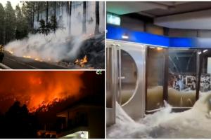 Vreme haotică pe glob. Canada și Tenerife se confruntă cu infernul incendiilor de vegetație, în timp ce inundațiile violente au făcut prăpăd în Germania