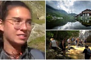 Turiştii străini fug de arşiţă pe Transfăgărăşan. Reacţia unei tinere din Spania, ajunsă la Bâlea Lac: "Aici vezi ceea ce nu poţi în alte locuri"