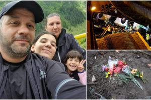 Primele imagini cu familia de români care a pierit în Italia. Mircea și Mihaela s-au stins alături de fetițele lor, Aurora și Georgiana, de doar 8 și 13 ani