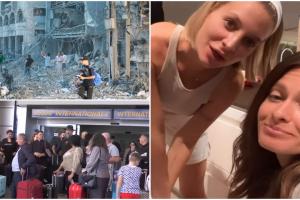 "Ne-am văzut că murim toţi". Mărturiile cutremurătoare ale românilor din Israel, după ce au ajuns în ţară. Printre ei, artistele Raluka şi Ana Baniciu