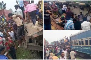 Cel puțin 17 morți și zeci de răniți, după ce două trenuri s-au ciocnit în Bangladesh