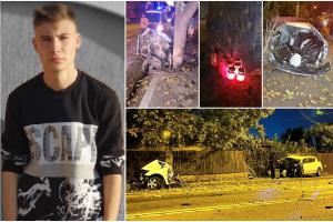 Răzvan a murit pe loc, aruncat din mașina ruptă în două într-un copac, pe un bulevard din Constanța. Tânărul avea doar 21 de ani