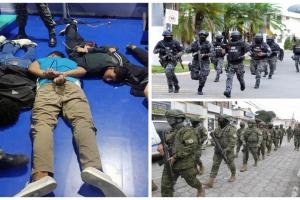 Ecuadorul, la mila la grupărilor criminale. Momentul în care un studio TV e luat cu asalt. Armata a fost trimisă pe străzi