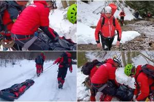 Trupul ucraineanului mort de frig în Munții Maramureșului, recuperat. Bărbații cu care era l-au abandonat și au spus salvamontiştilor că s-a întors în Ucraina