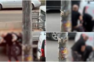 Şi-au împărţit pumni şi picioare în plină stradă, în Bucureşti. Şoferii au fost reţinuţi pentru 30 de zile