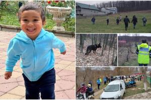 Mobilizare uriaşă pentru un băieţel de 2 ani dispărut în Botoşani. O cameră de supraveghere a surprins ultimele imagini cu Radu Aryan înainte să se facă nevăzut