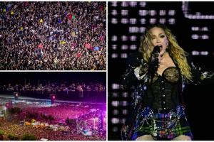 Madonna, concert uriaş cu 1,6 milioane de spectatori, pe plaja Copacabana. La 65 de ani, diva a pus în scenă un show incendiar în Rio de Janeiro