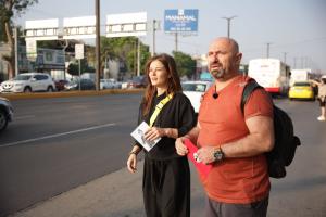Chef Cătălin Scărlătescu și iubita lui, actrița Doina Teodoru:  ”La America Express, ne-am descoperit niște abilități la care nici nu visam!”