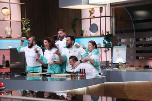 Echipa lui Chef Orlando, al doilea battle câștigat la Chefi la cuțite. Diseară, actorii din serialul Bravo, tată! vin la degustare