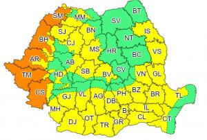 Alertă de caniculă în aproape toată țara. Coduri galben și portocalii în București și 34 de județe
