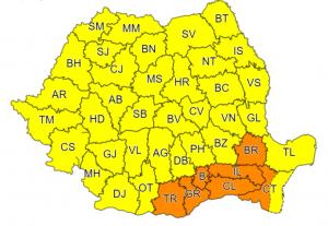 Șapte județe și Capitala, sub avertizare cod portocaliu de vreme extremă. ANM anunță caniculă în România, azi și mâine