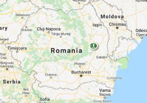 Cutremur în România. Seismul s-a produs în Vrancea la doar 63 kilometri adâncime