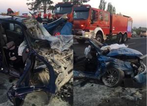 Accident cumplit la Tâncăbești cu 7 victime! Intervin 4 ambulanțe SMURD și două echipaje de descarcerare. Imagini dramatice