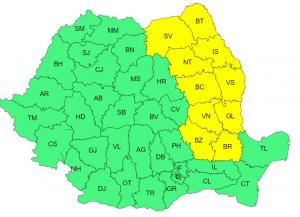 Zece județe, sub avertizare meteo de vreme extremă în următoarele ore. Risc de inundații în Satu Mare, Hunedoara, Arad și Botoșani