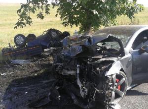 Accident CUMPLIT pe o şosea din Tulcea! O Dacie a fost SPULBERATĂ de un Audi condus cu viteză - GALERIE FOTO