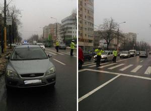 Poliţist din Constanţa, la un pas să fie linşat după ce a lovit cu maşina o fată pe trecerea de pietoni (Foto)