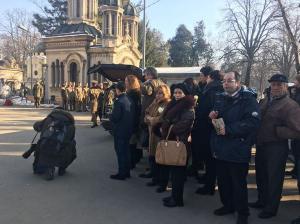 Istorcul Neagu Djuvara a fost înmormântat cu onoruri militare la cimitirul Bellu din București