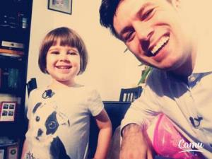 Daniel Osmanovici este susținut în ”Maraton pentru Kassandra” de fetița lui