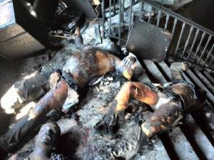 18 + Imagini şocante! Zeci de cadavre carbonizate în Odesa