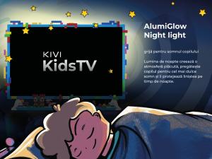 (P) Premieră pe piața din România: KIVI a lansat un televizor inteligent creat special pentru spațiul destinat copiilor