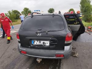 Mașini zdrobite după un accident înfiorător în Ialomița. Un Hyundai și un Renault s-au făcut praf, doi oameni au murit pe loc