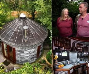 Un cuplu a cumpărat un siloz cu o liră şi l-a transformat în casa visurilor în 6 ani. Cât i-a costat renovarea