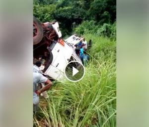 78 de MORŢI şi zeci de RĂNIŢI, într-un GROAZNIC ACCIDENT de camion produs în Republica Centrafricană! IMAGINI DRAMATICE