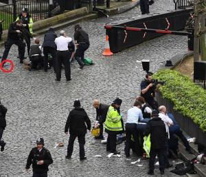 Imagini cu arma pe care a folosit-o bărbatul care A ATACAT PARLAMENTUL Marii Britanii, la Londra