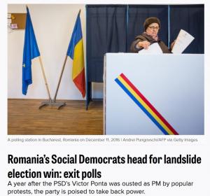 Ce spune presa internaţională despre rezultatul alegerilor din România