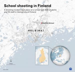 Atac armat la o şcoală din Finlanda. Un copil a murit şi doi sunt răniţi grav. Atacatorul, un elev de 12 ani, a fost prins