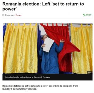 Ce spune presa internaţională despre rezultatul alegerilor din România